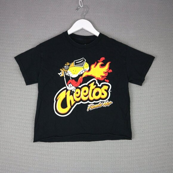 Cheetos Other - Cheetos Flaming Hot Cropped Tee Womens Small